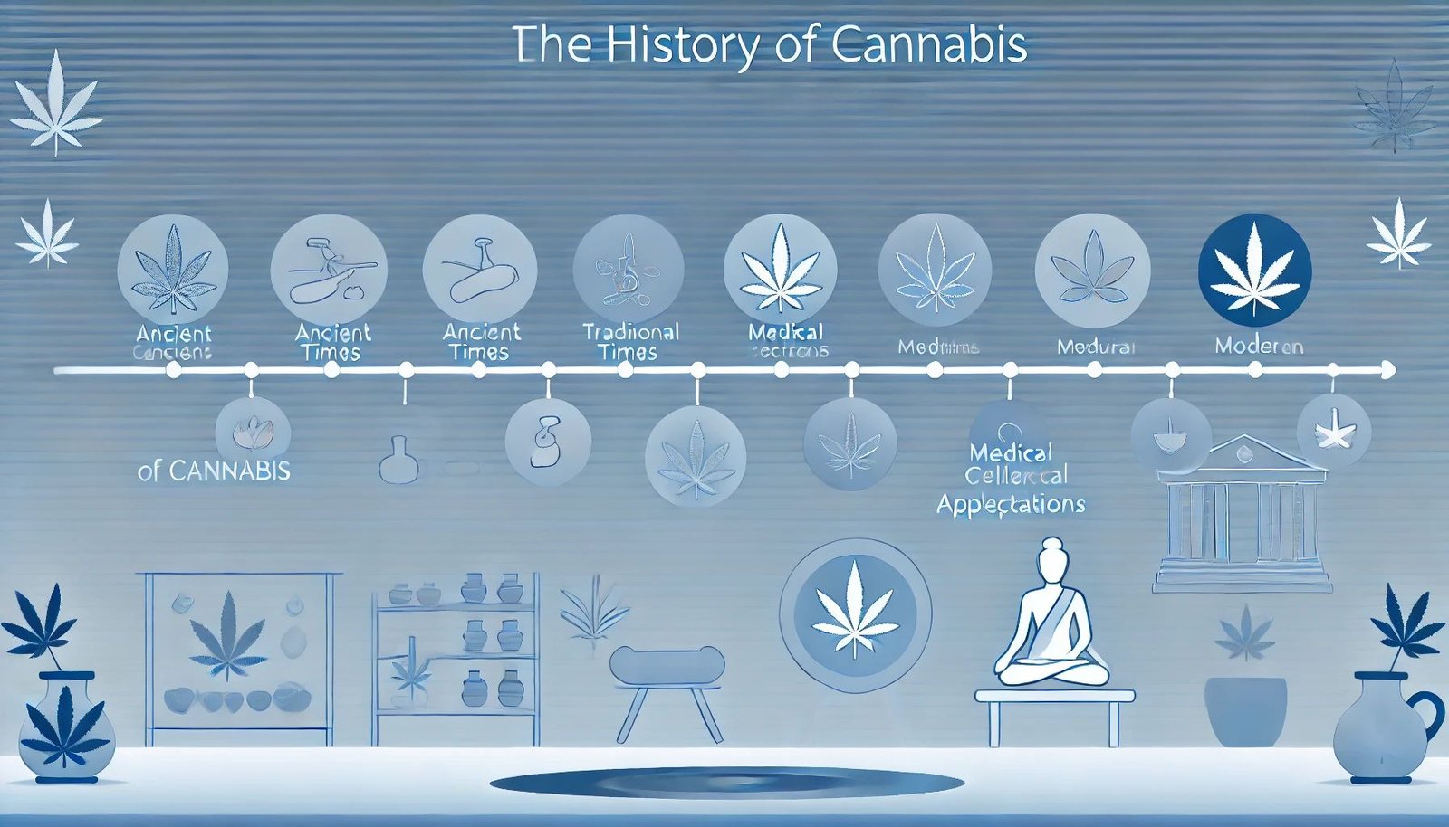 The history of cannabis from ancient times to modern times